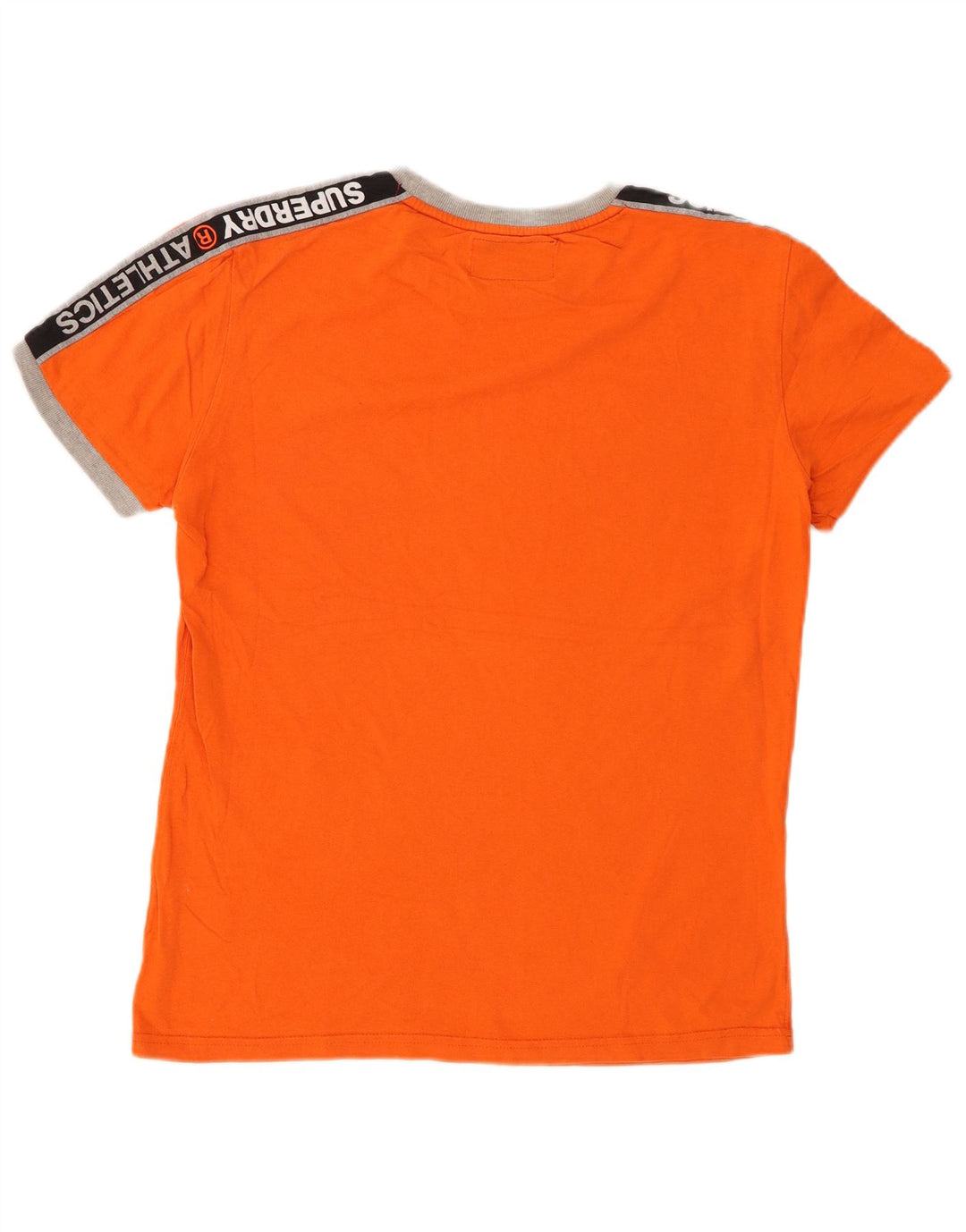 SUPERDRY T-Shirt Graphique Homme Orange Moyen Colourblock Coton