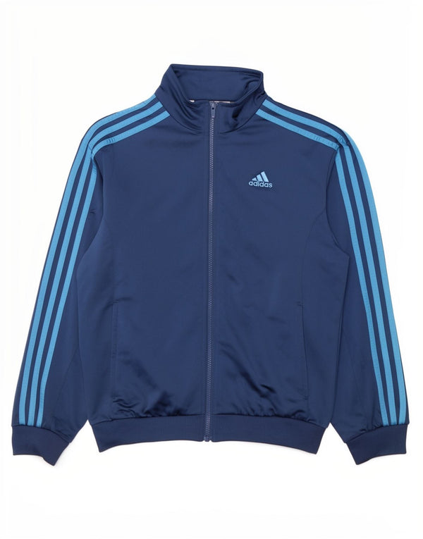 Adidas Veste de Survêtement Garçon 13-14 Ans Bleu Marine Polyester Sports