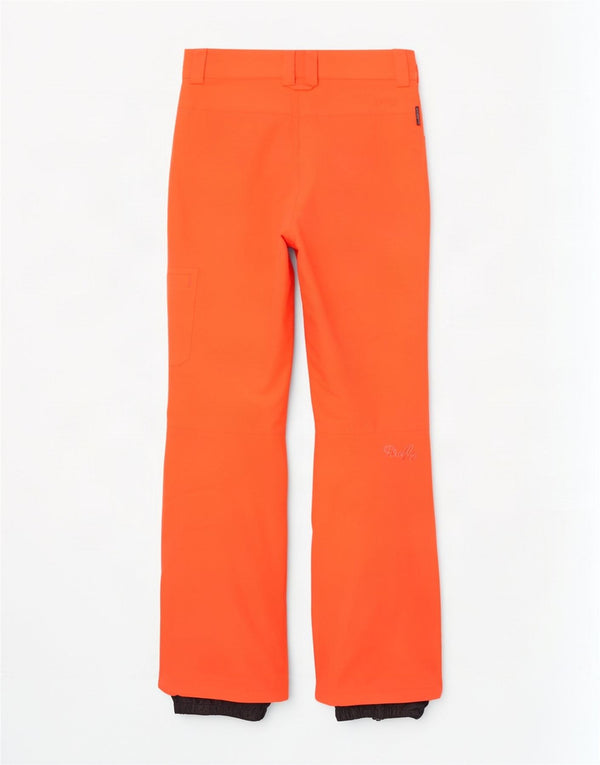 Firefly Pantalon de ski cargo pour femme UK 8 Small W30 L31 Orange Polyester
