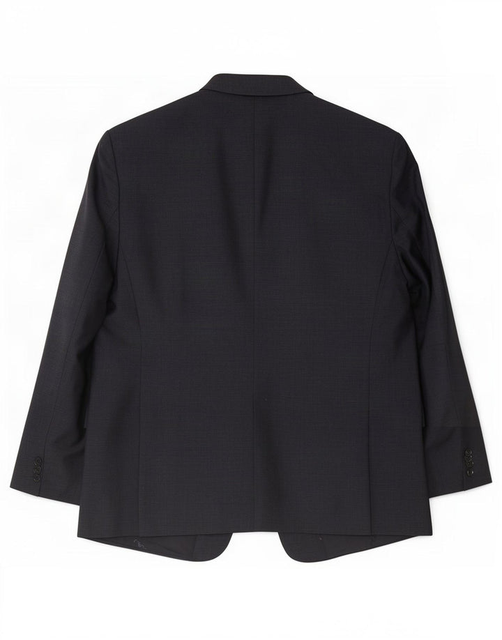 Calvin Klein Veste blazer à 2 boutons pour homme IT 56 3XL Bleu marine en laine