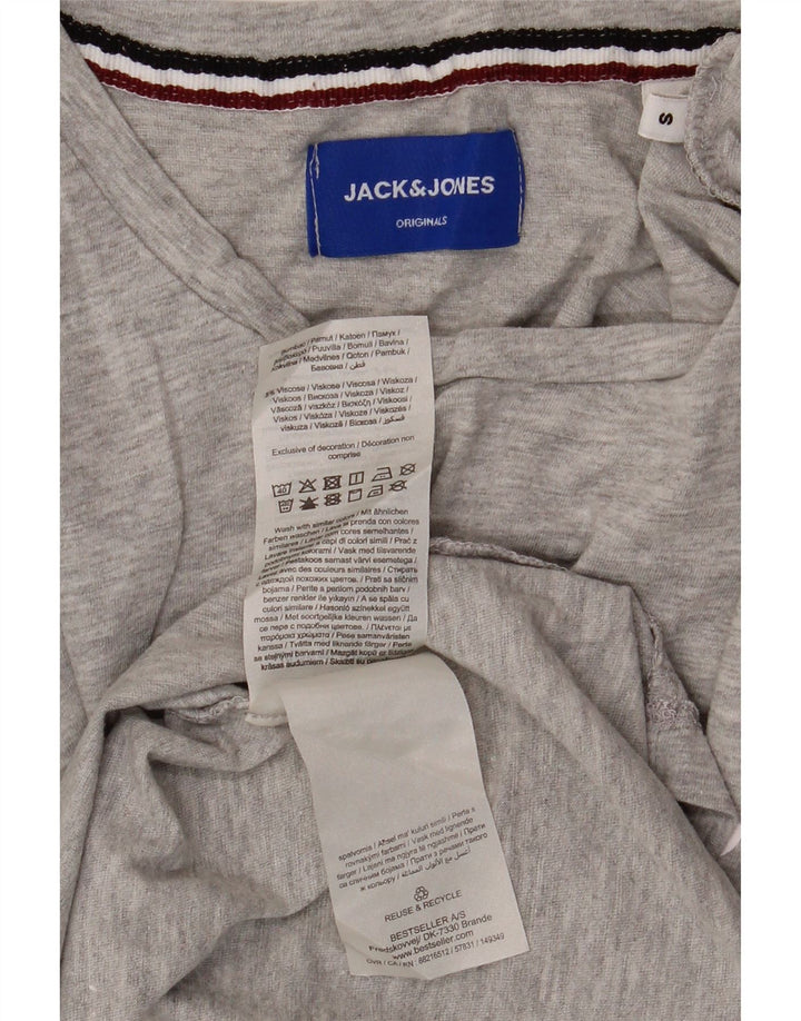 Jack & Jones T-Shirt Graphique Homme Petit Gris Coton