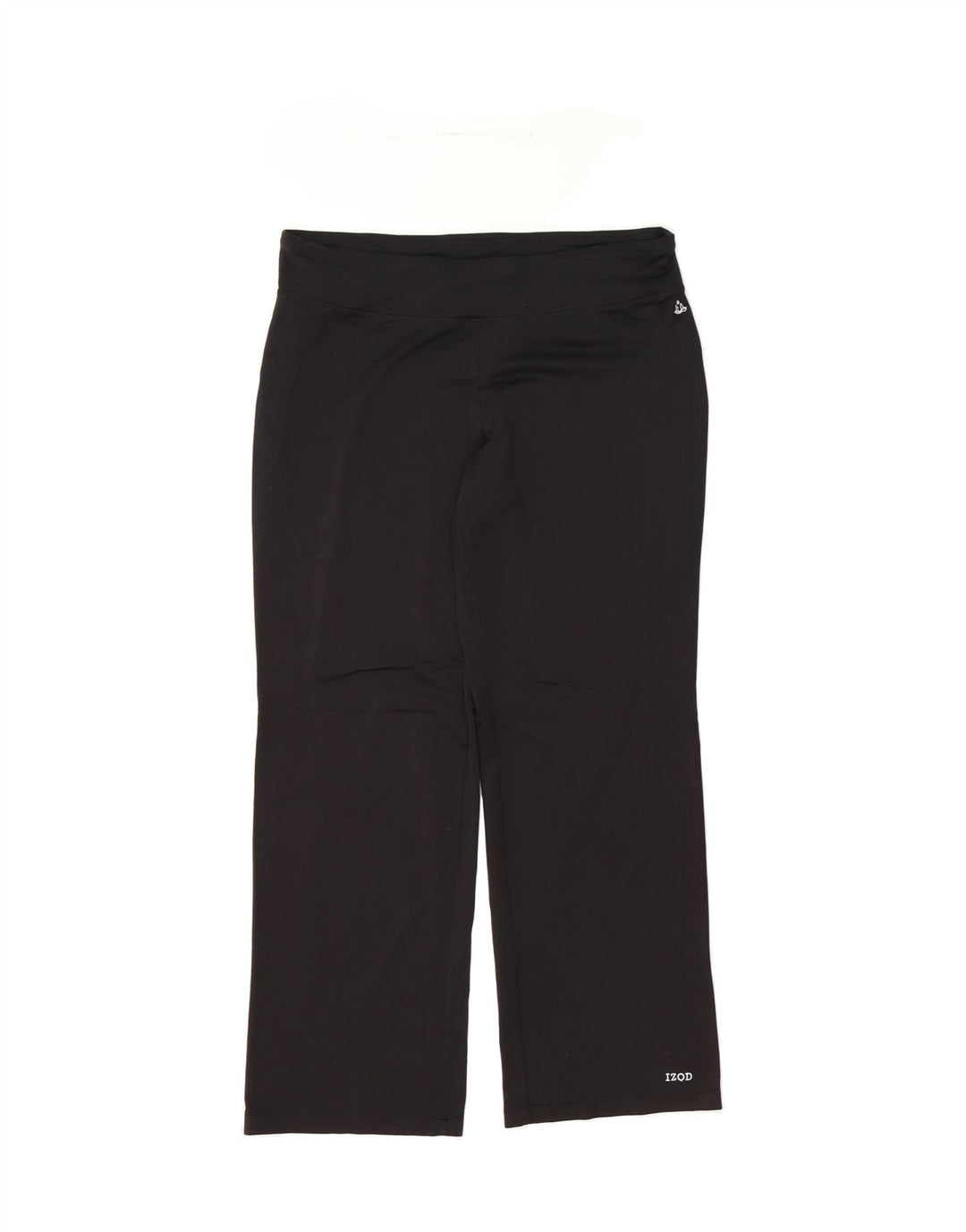 IZOD Womens Tracksuit Trousers UK 16 Large  Black Polyester Vintage Izod and Second-Hand Izod from Messina Hembry 