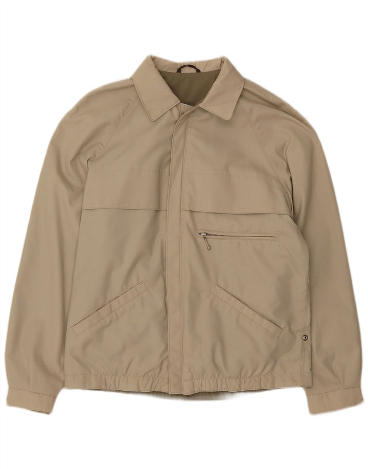 veste utilitaire homme vintage IT 48 Polyester Beige Moyen