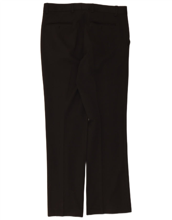 Marlboro Classics Pantalon de costume droit pour homme EU 48 Medium W34 L31 Noir