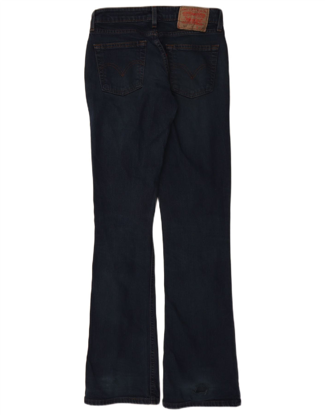 LEVI'S Jean Bootcut Femme 545 W29 L34 Bleu Marine Coton