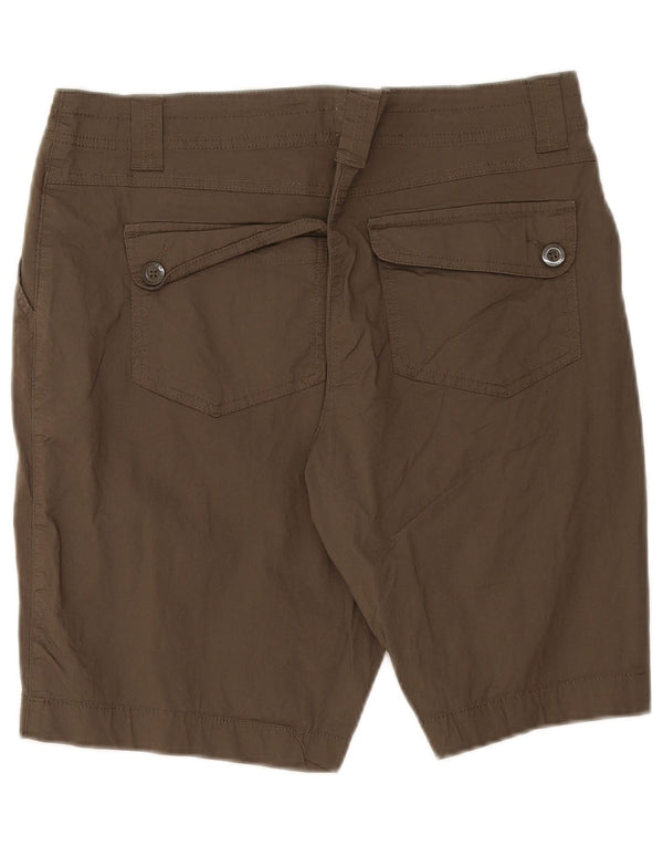 Mountain Warehouse Short Chino pour Femme UK 14 Large W34 Kaki Coton