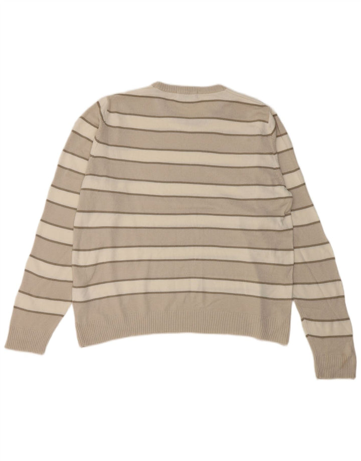 Marks & Spencer Pull Col Ras du Cou Blue Harbor Homme Beige Moyen