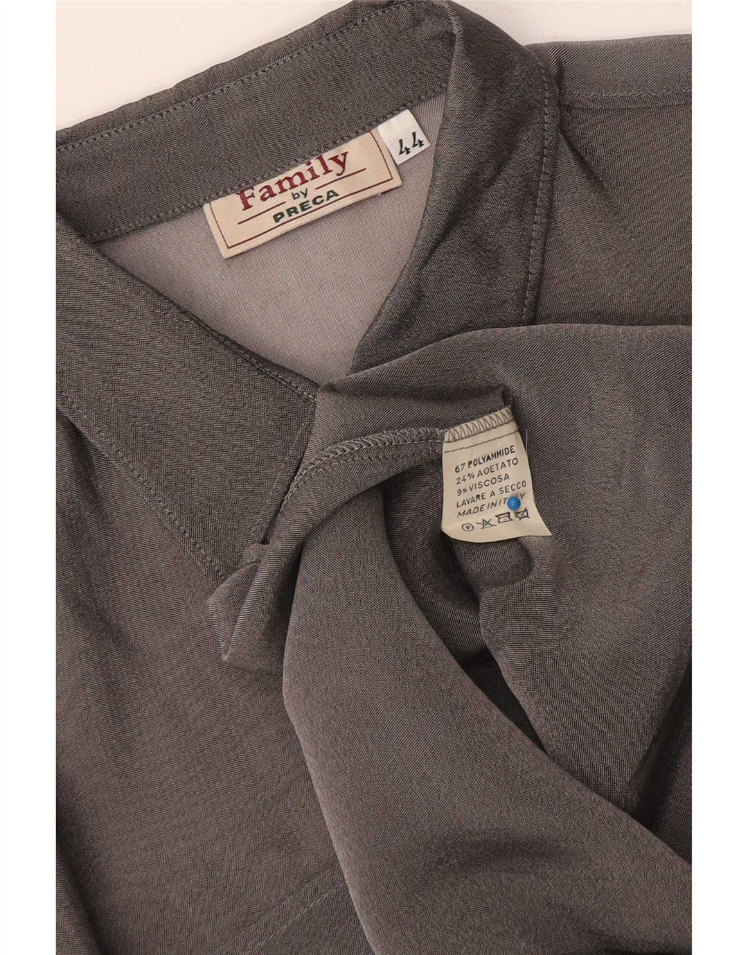 Preca Chemise Transparente Femme IT 44 Gris Moyen Polyamide