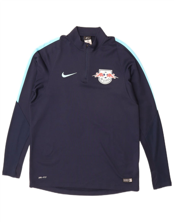 NIKE Hommes RB Leipzig Pull Survêtement Haut Large Bleu Marine Colorblock
