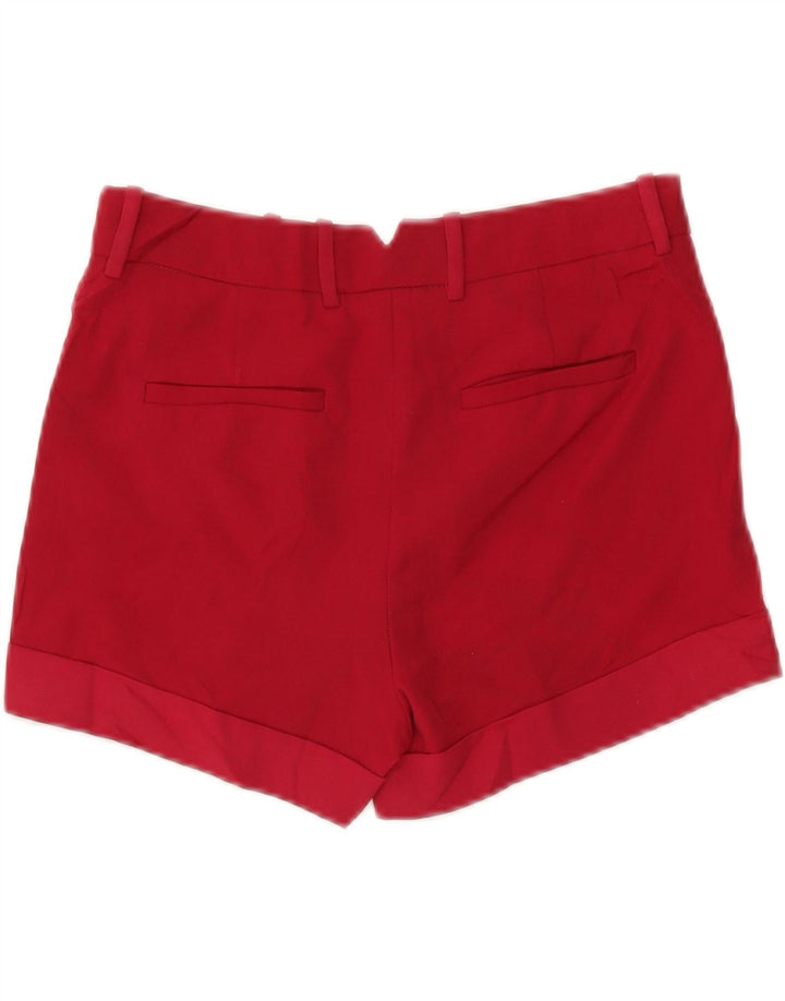Short Chino Femme Zara Petit W26 Rouge Polyester