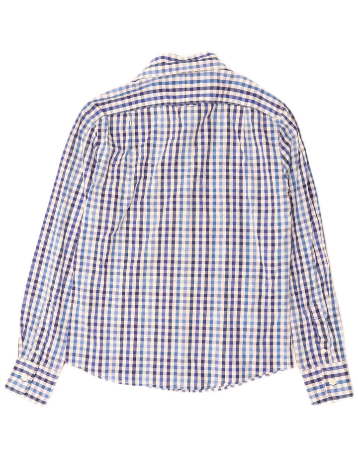 Boggi Chemise Milano Small Bleu Vichy Coton Homme
