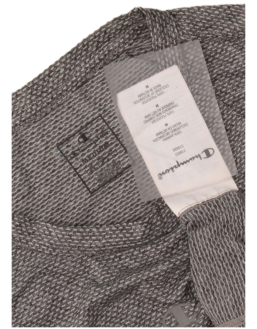 CHAMPION T-Shirt Homme Gris Moyen Polyester