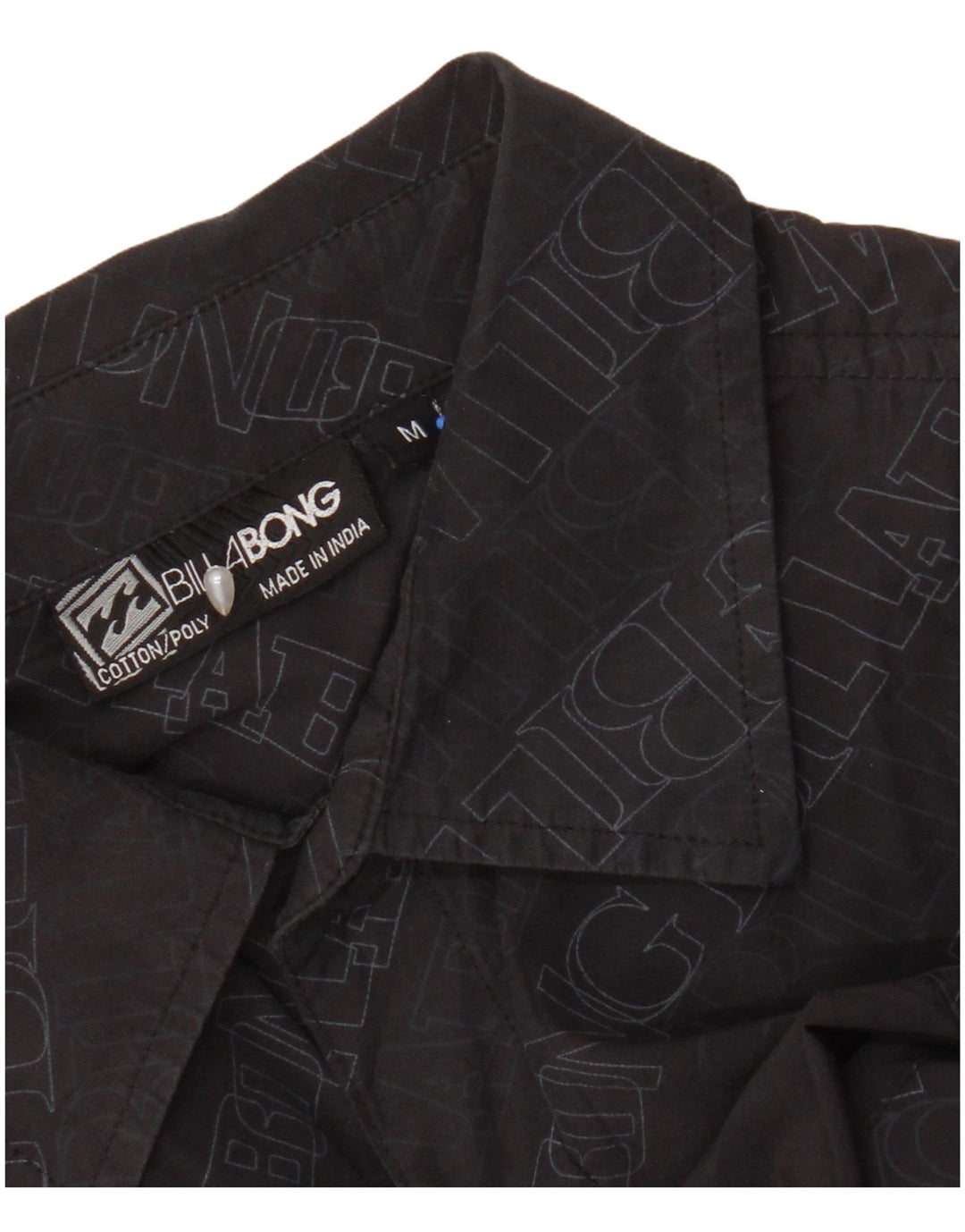 Billabong Chemise graphique à manches courtes pour hommes en coton noir moyen