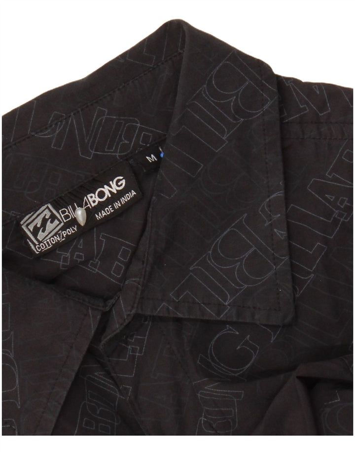 Billabong Chemise graphique à manches courtes pour hommes en coton noir moyen