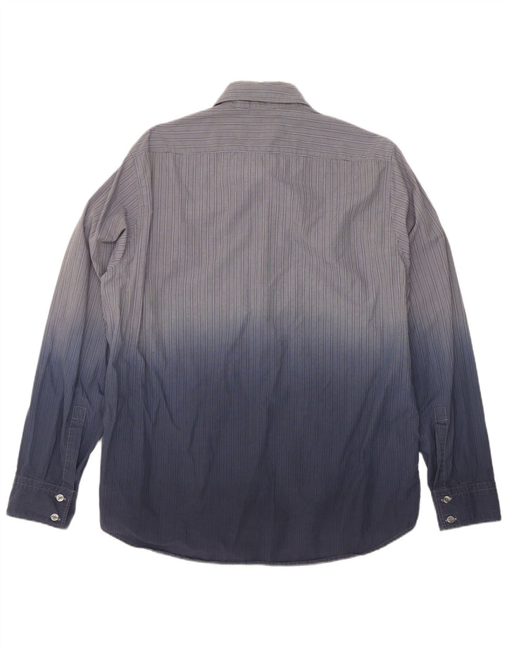 Hugo Boss Chemise Homme Large Bleu Tie Dye Coton