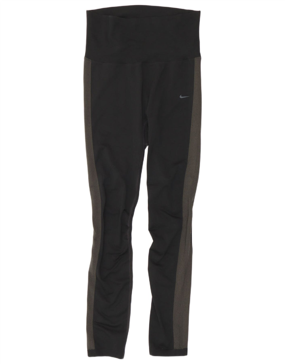 Nike Legging Dri Fit pour femme UK 12 Polyester color block noir moyen