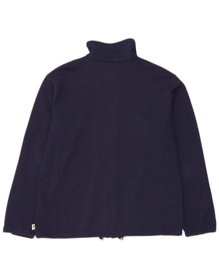 Diadora Veste de Survêtement Femme IT 46 Large Bleu Marine Polyester Sports