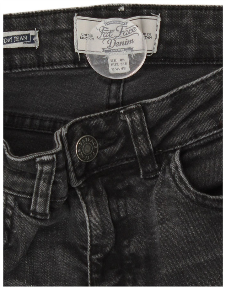 Fat Face Jean slim pour femme UK 8 Small W27 L30 Gris