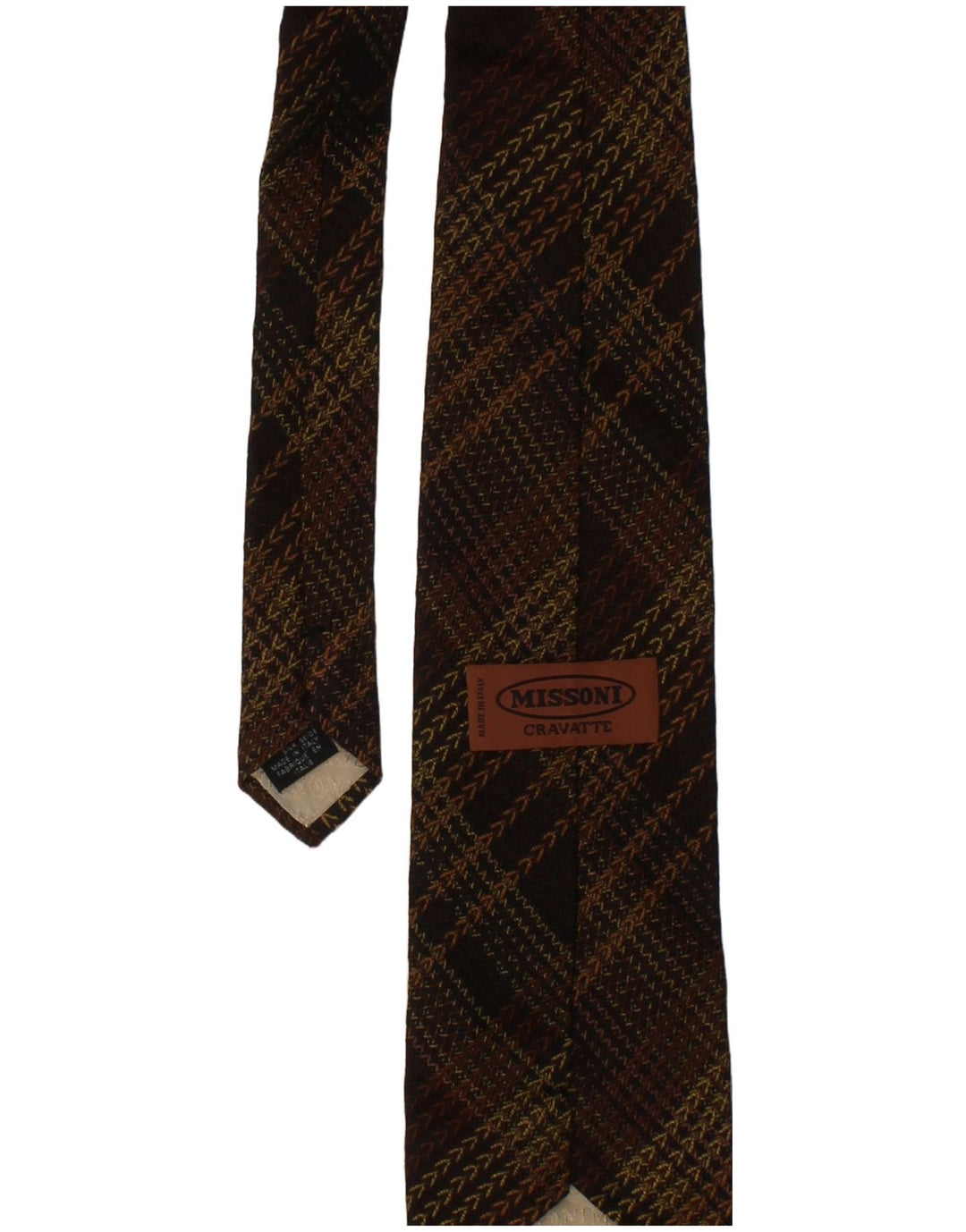 Missoni Cravate Cravate Homme Taille Unique Marron Soie