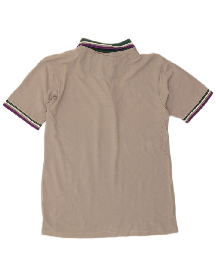 Lotto Polo Homme Gris Moyen Coton