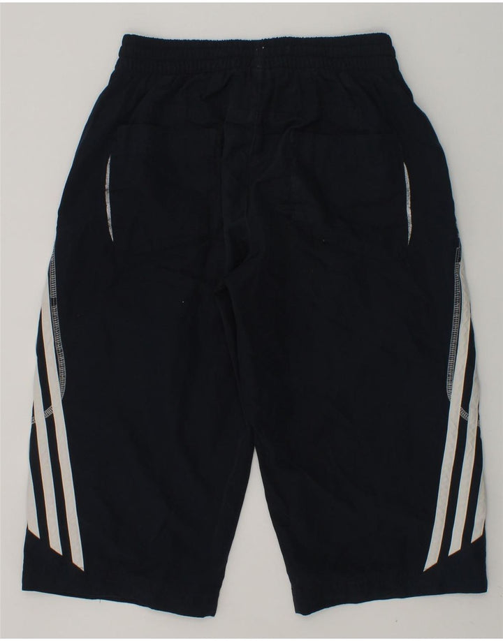ADIDAS Boys Climalite Sport Shorts 9-10 Years Navy Blue Polyester | Vintage Adidas | Thrift | Second-Hand Adidas | Used Clothing | Messina Hembry 