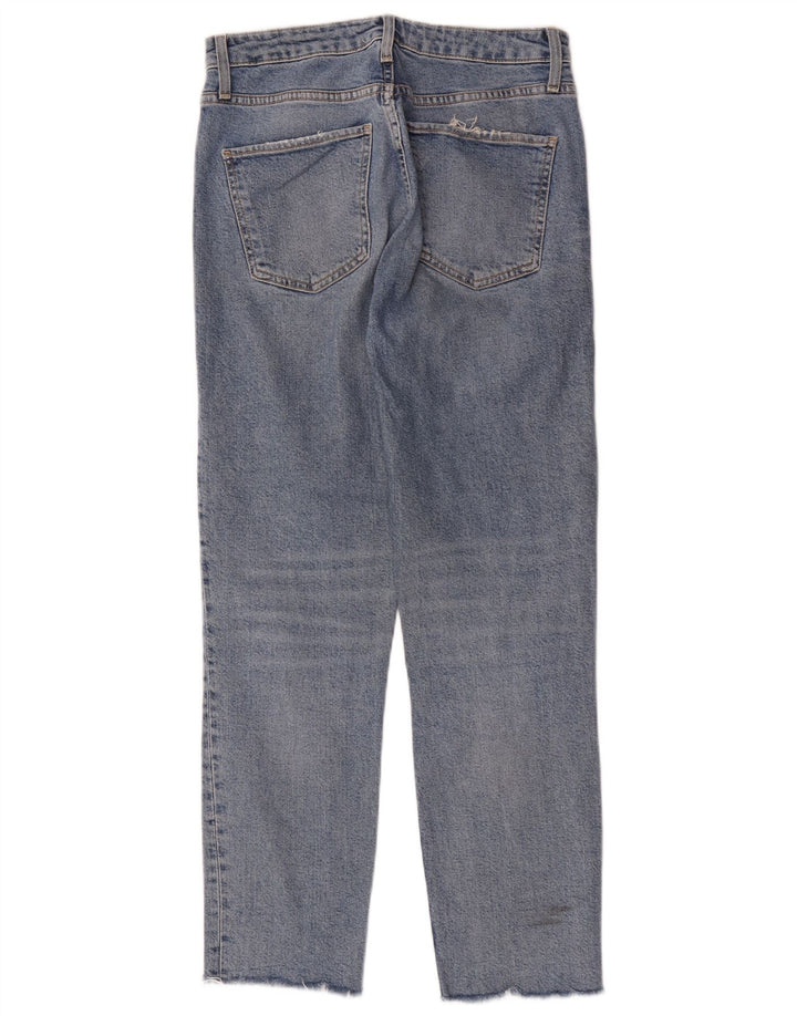 Zara Jean droit femme EU 38 Small W28 L28 Bleu
