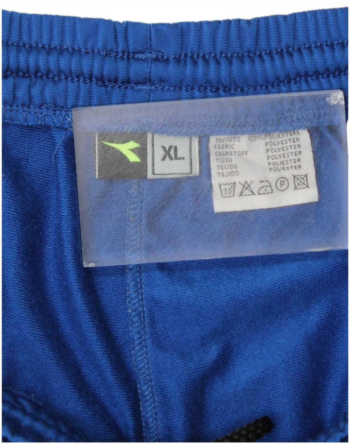 Diadora Pantalon De Survêtement Joggers XL Bleu Polyester Homme