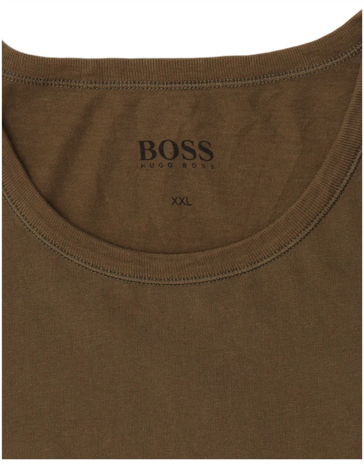 Hugo Boss T-Shirt Homme Top 2XL Kaki