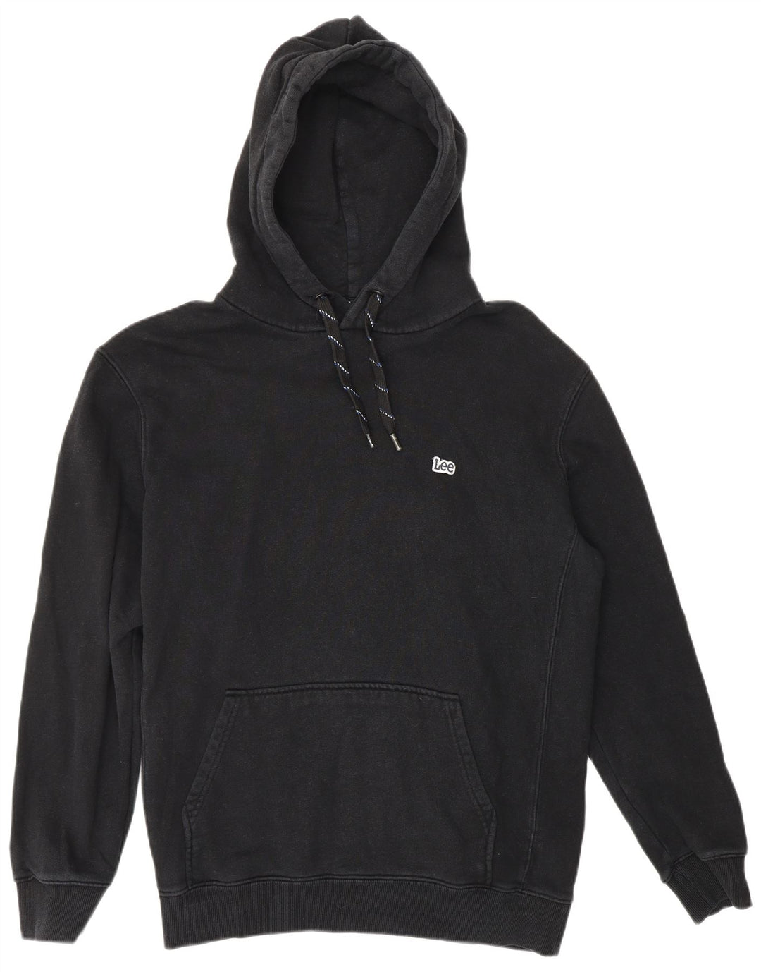 LEE Pull à capuche pour homme en coton noir moyen