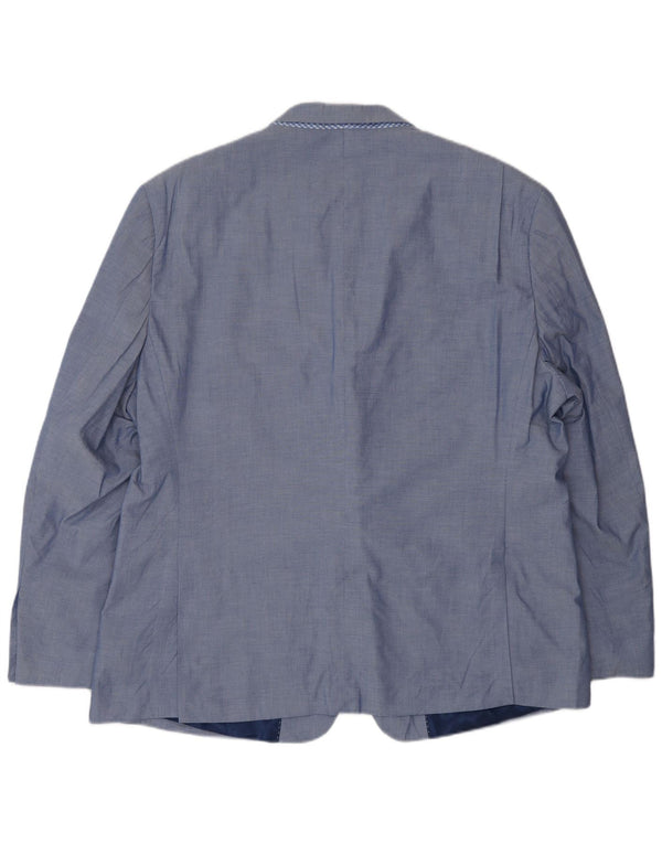 Tommy Hilfiger Veste blazer à 2 boutons pour homme UK 46 3XL Bleu Coton