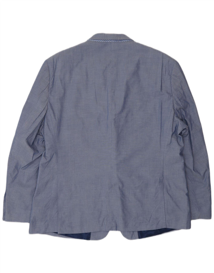 Tommy Hilfiger Veste blazer à 2 boutons pour homme UK 46 3XL Bleu Coton
