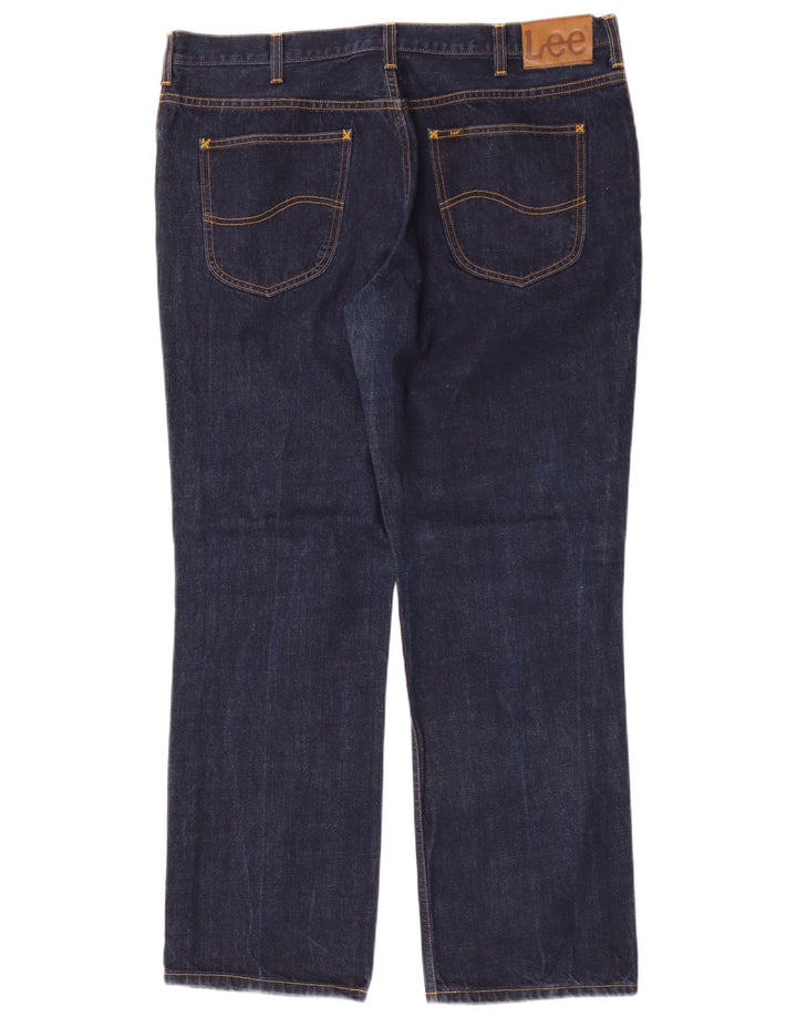 Lee Jean Droit Brooklyn Homme W42 L32 Bleu Marine Coton