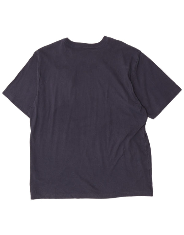 Carhartt Hommes Original Fit T-Shirt Top XL Bleu Marine Coton