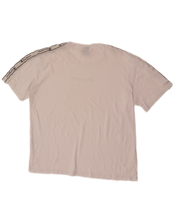 Champion T-Shirt Graphique Homme XL Blanc