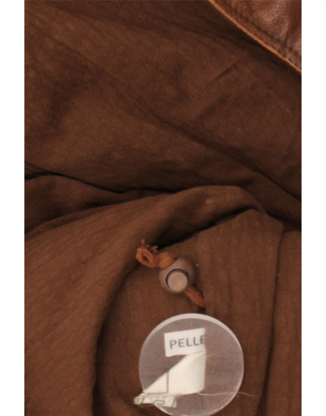 VINTAGE Veste en cuir homme UK 42 XL Cuir marron