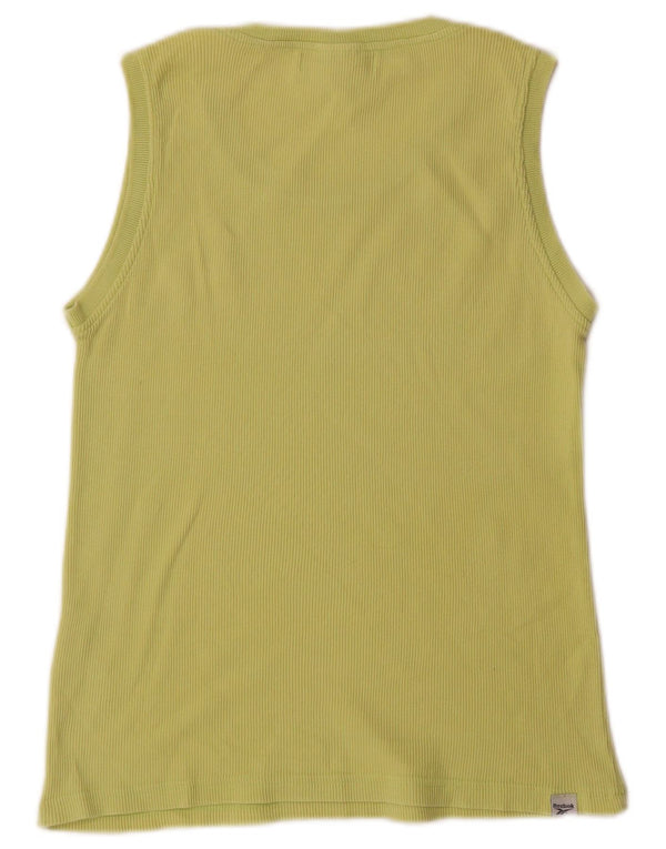 Reebok Débardeur Femme UK 16 Large Vert Coton