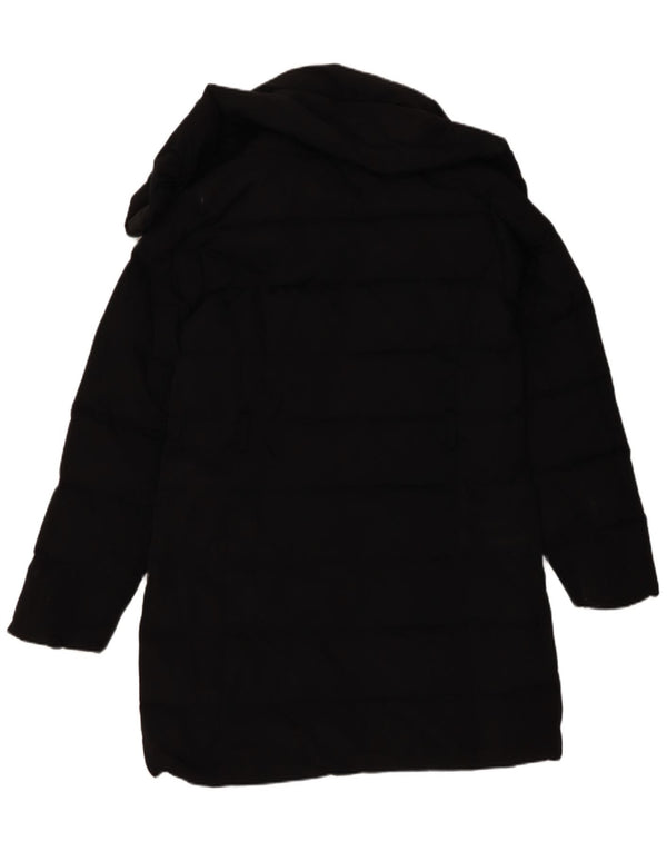 Gant Manteau rembourré à capuche pour femme UK 16 Large Noir Polyester