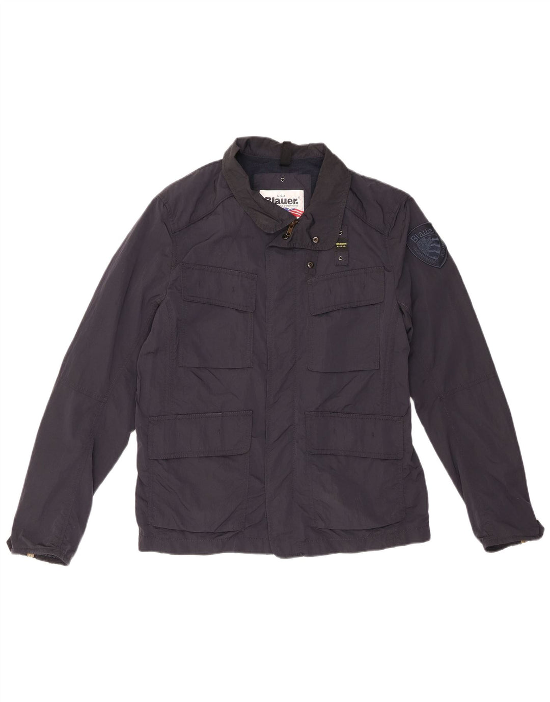 Blauer Veste utilitaire pour homme UK 40 Large Bleu Marine Polyamide