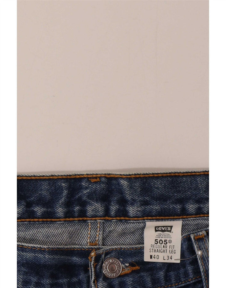 Levi's Jean Droit 505 Regular Fit Homme W40 L34 Bleu Coton