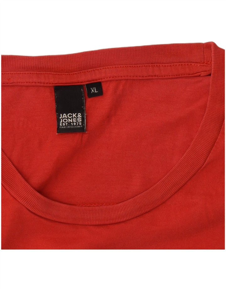 Jack & Jones T-Shirt Graphique Homme XL Rouge