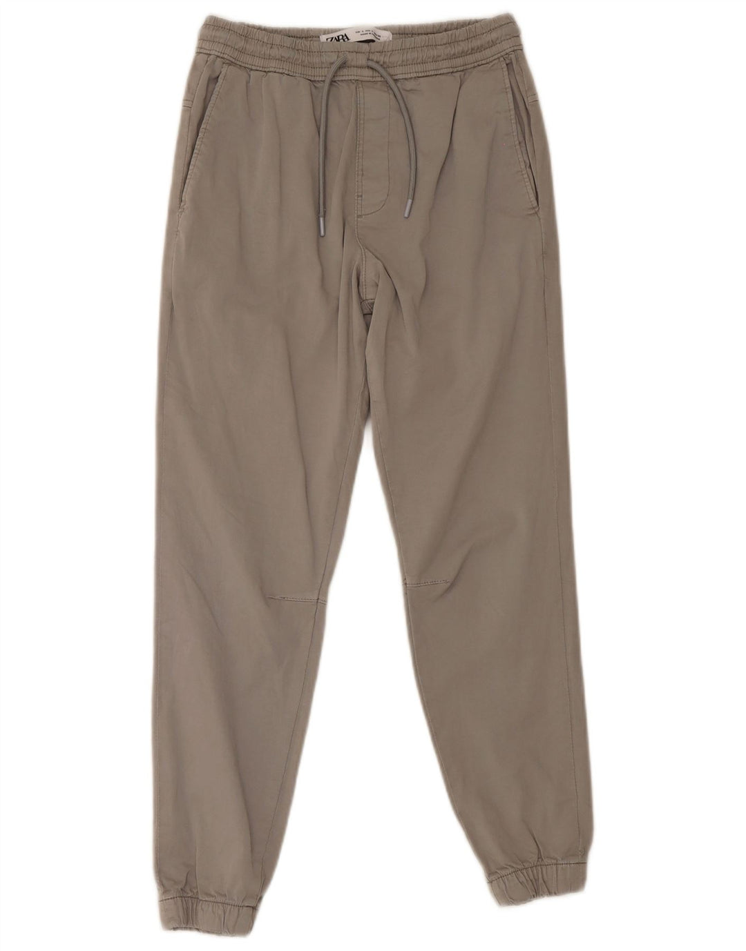 Zara Pantalon Chino Joggers Homme Petit W27 L28 Gris