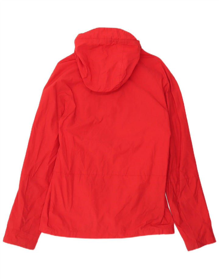 Jack Wills Veste de pluie à capuche pour homme UK 38 Coton rouge moyen