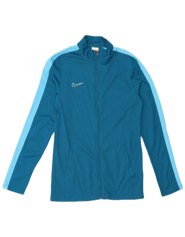 Nike Veste de survêtement coupe cintrée pour homme Taille S Bleu Colorblock Sports