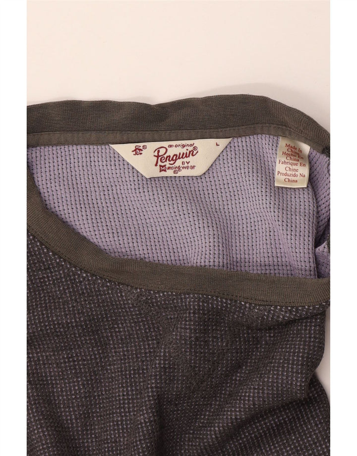 Penguin Haut à manches longues pour hommes, grand gris