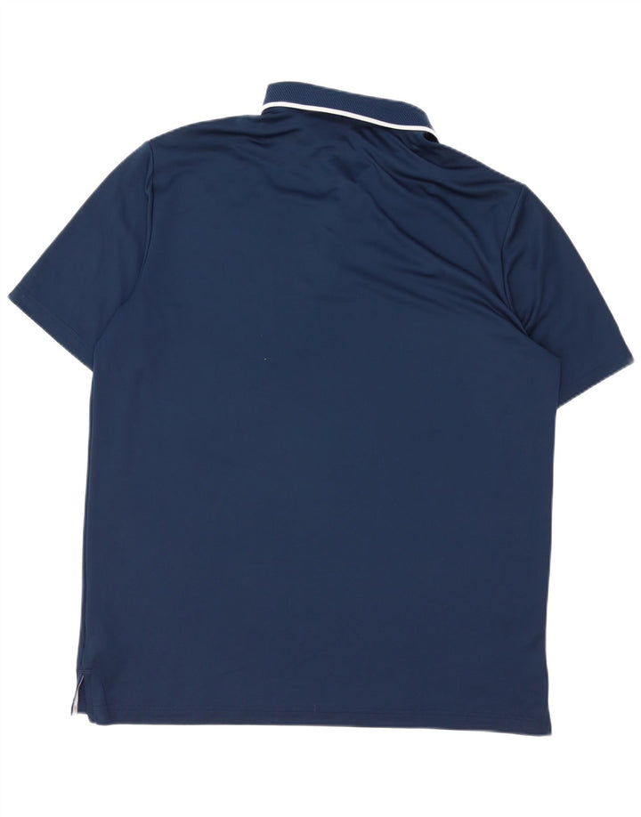 ADIDAS Polo Homme XL Bleu Marine Polyester