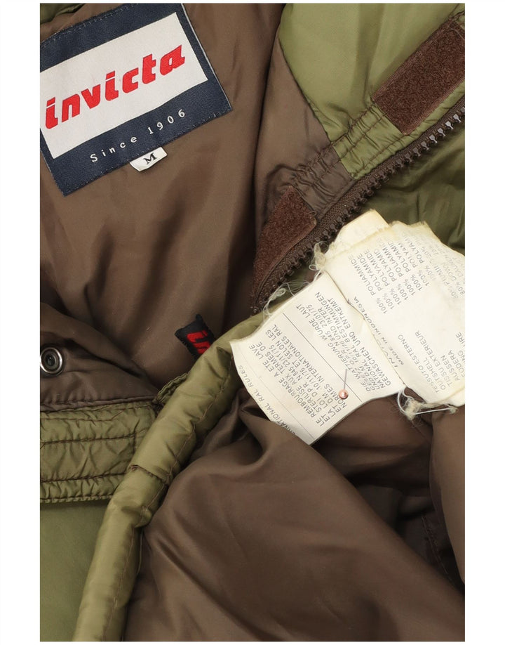 INVICTA Veste matelassée coupe ample pour homme UK 38 Kaki moyen Polyamide