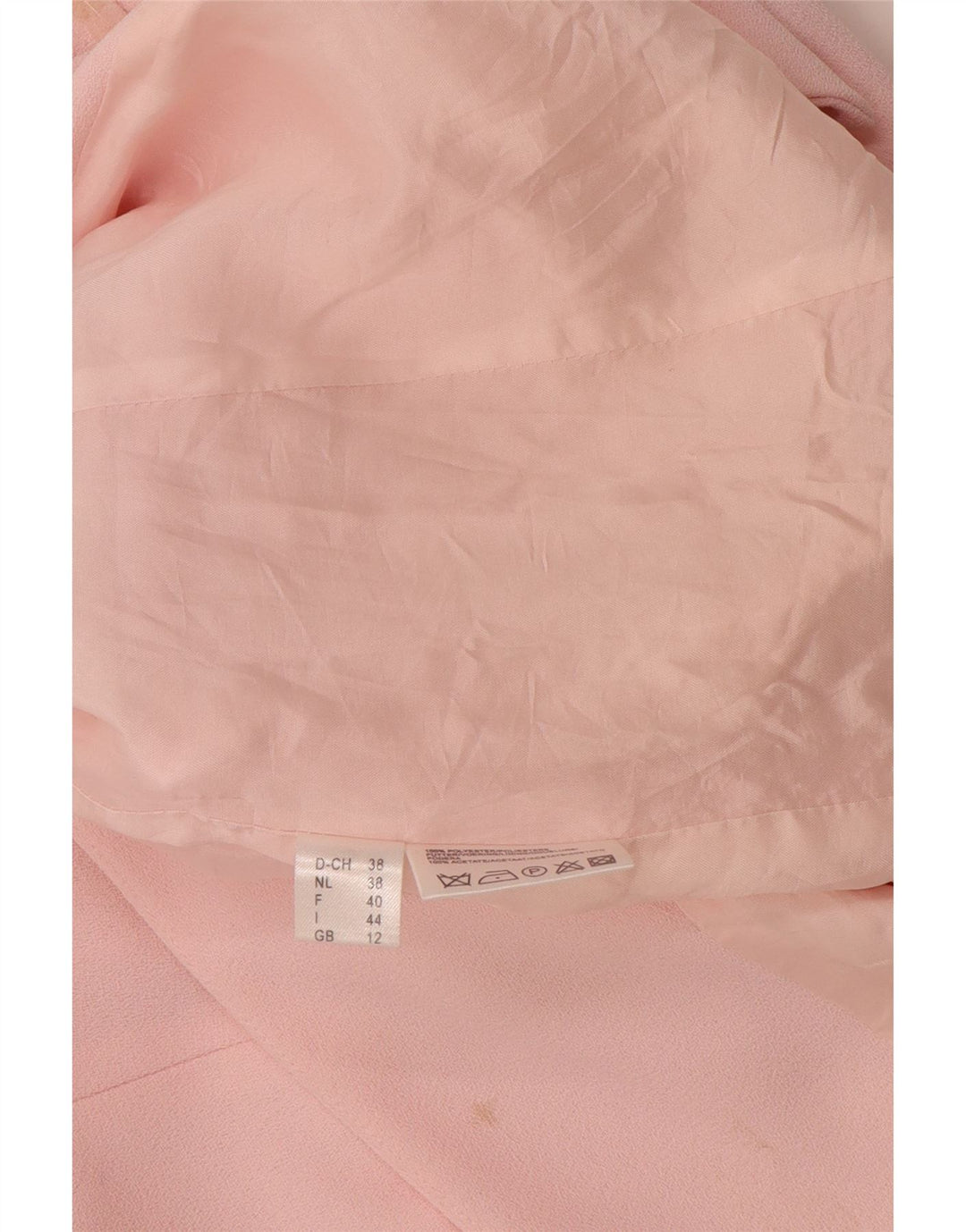 TOGETHER Veste Blazer 1 Bouton Femme UK 12 Rose Moyen Polyester