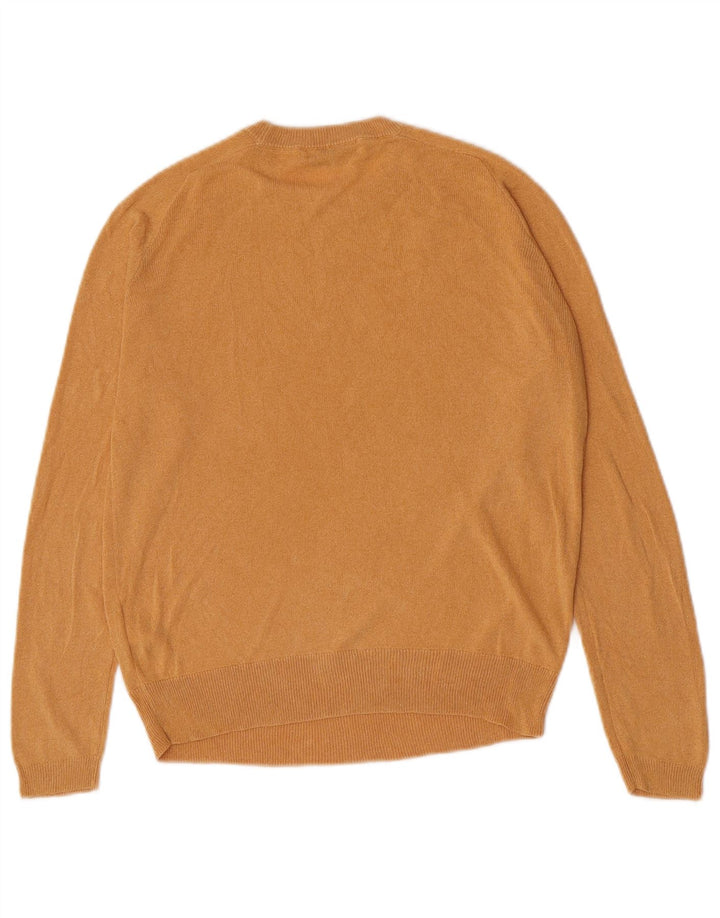 Zara Pull ras du cou pour femme UK 12 Viscose orange moyen
