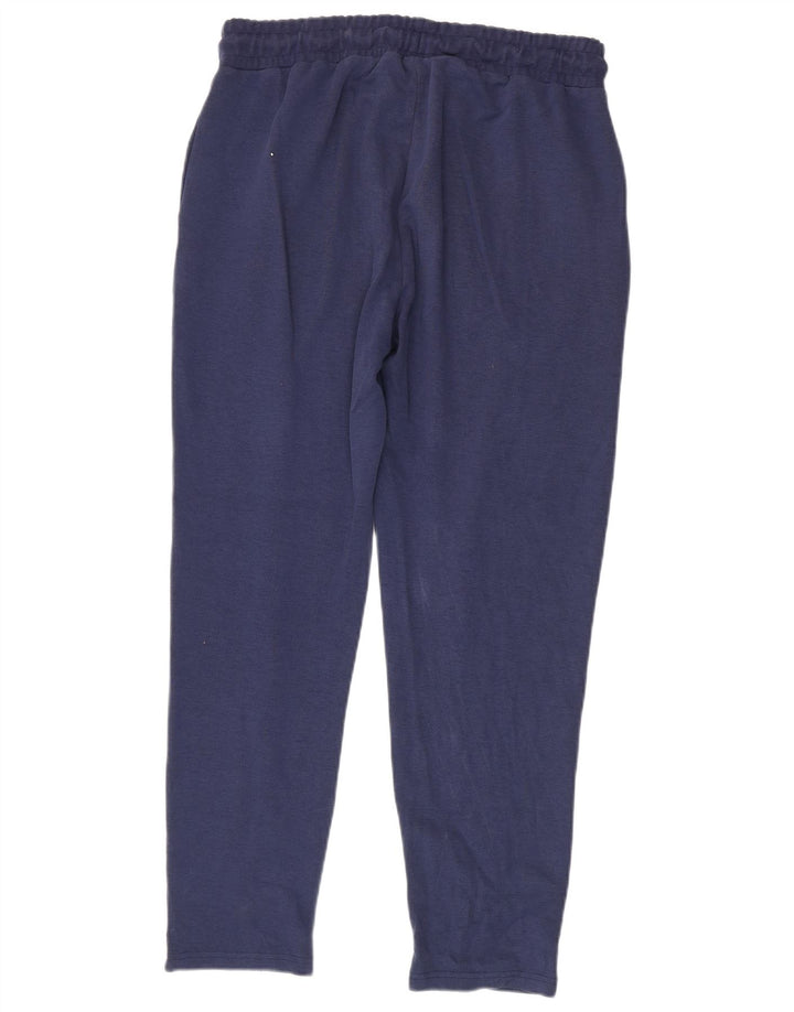 FILA Pantalon de Survêtement Homme Large Bleu Marine Coton