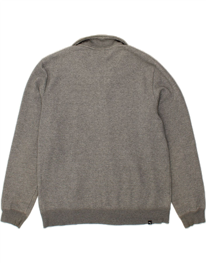 PUMA Mens Tracksuit Top Jacket XL Grey Cotton Vintage Puma and Second-Hand Puma from Messina Hembry 